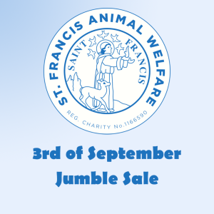 Jumble Sale 3rd of September