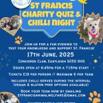 A poster with the details for our June quiz. Read post below